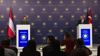 Çavuşoğlu - Kneissl ortak basın toplantısı - Karin Kneissl'in açıklaması - İSTANBUL