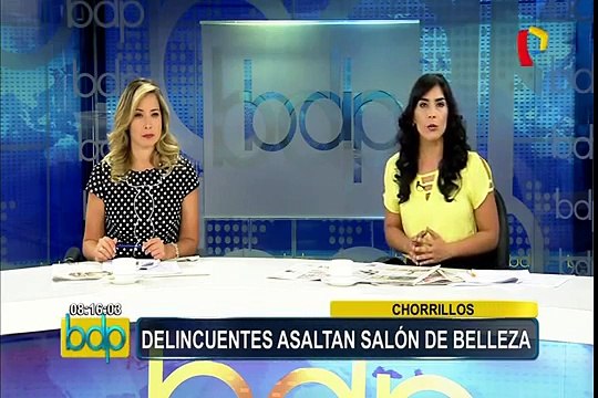Chorrillos: delincuentes armados asaltan salón de belleza