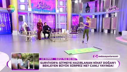 Ece Vahapoğlu, Nihat Doğan'ı canlı yayında yarışmaya hazırlıyor!