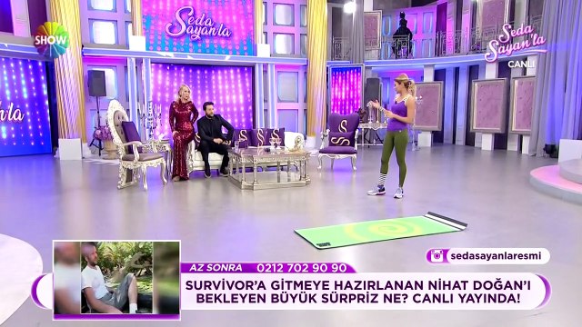 Ece Vahapoğlu, Nihat Doğan'ı canlı yayında yarışmaya hazırlıyor!