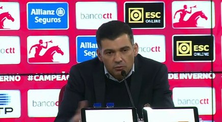 Conceição com expressão... pouco habitual: «Temos de baixar a cabeça»