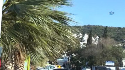 Fırtına Bodrum’u vurdu