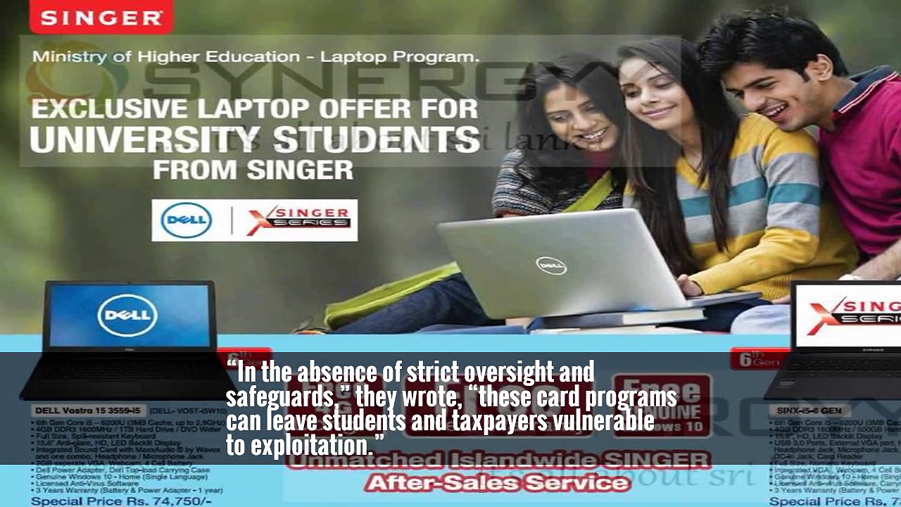 Loan Program Plans to Offer Students Prepaid Bank Cards