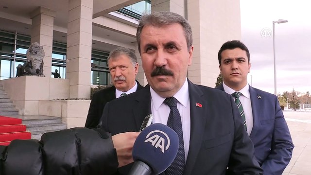 BBP Genel Başkanı Destici, AYM Başkanı Arslan'ı ziyaret etti - ANKARA