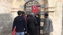 PYD/PKK'nın roketli saldırısı - Çalık Camisi'nin kubbesi brandayla kapatıldı - KİLİS