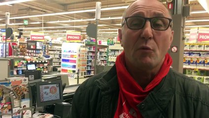 Claude Fagnoul, délégué Setca à propos de la fermeture du Carrefour Belle-Ile