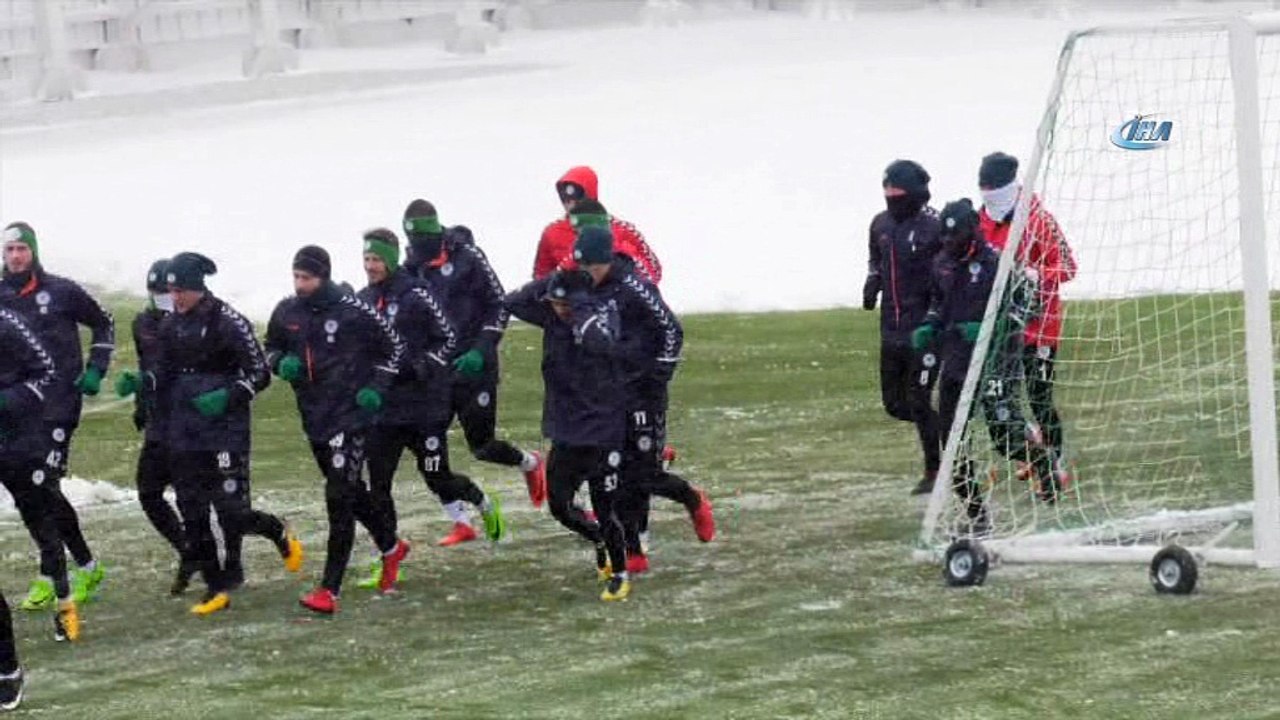 Atiker Konyaspor, Gençlerbirliği maçının son çalışmasını yaptı