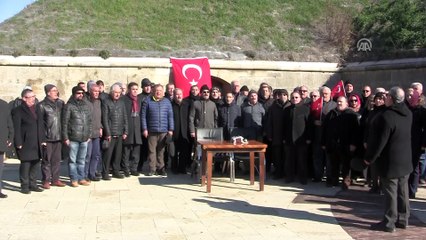 Mecidiye Tabyası'ndan 'Zeytin Dalı Harekatı'na destek - ÇANAKKALE