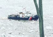 Coast Guard Cuts Through Ice Jams on Connecticut River