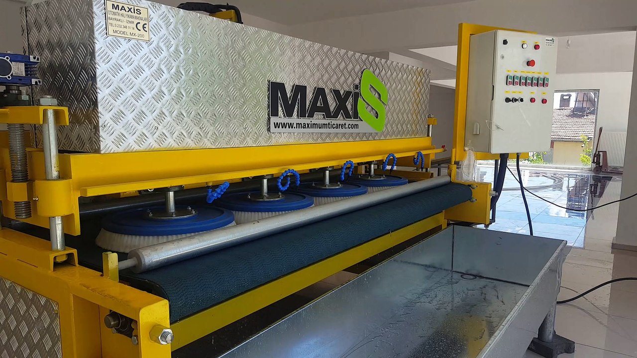 otomatik halı yıkama makinası,halı sıkma makinası  maxis