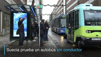 Suecia pone a prueba un autobús sin conductor
