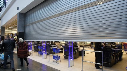 A Mons, Carrefour a été fermé