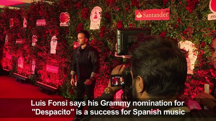 'Despacito' singer awaits Grammy Award