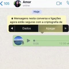 O perigo de se apagar uma mensagem que iria enviar pra namorada