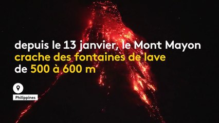 Philippines : les impressionnantes images du volcan Mayon