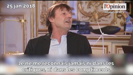 Nicolas Hulot confesse que ministre sera «son ultime expérience publique»