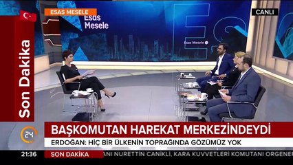 Başkomutan Harekat Merkezindeydi