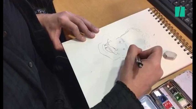 Festival d'Angoulême: comment caricaturer Emmanuel Macron comme un pro