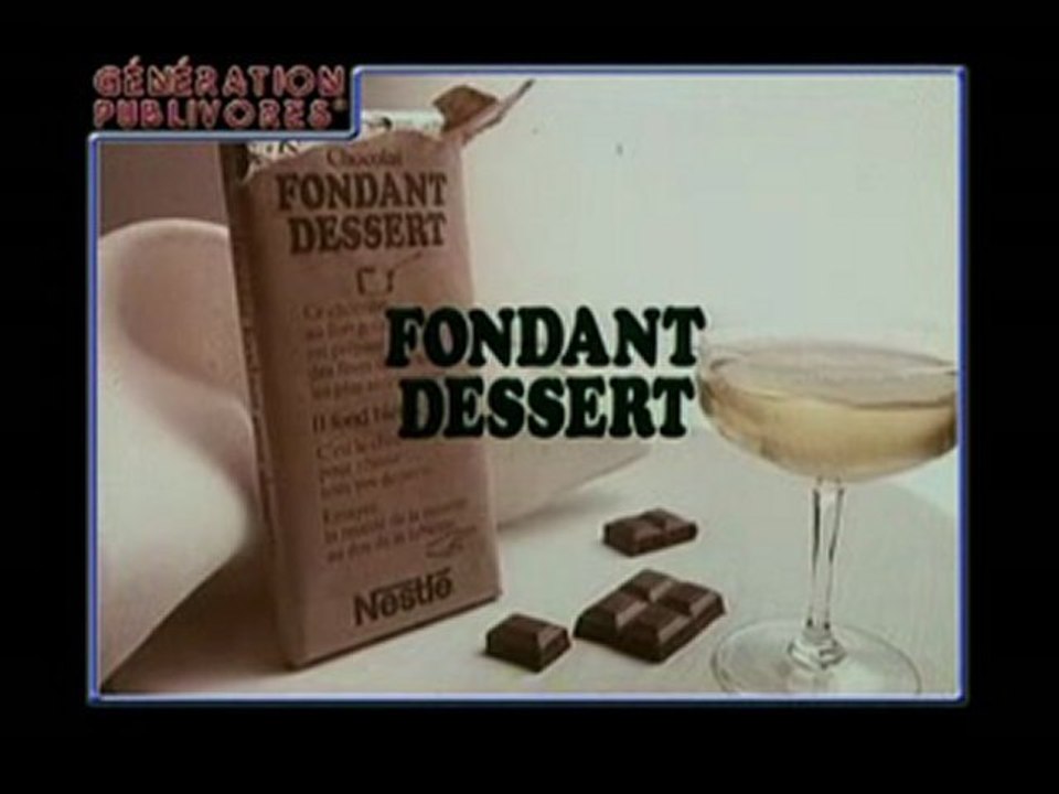 Pub nestle dessert n°2 1980