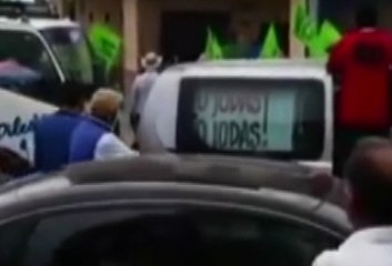 Nuevos incidentes en caravana de expresidente Correa se registraron en Vinces, provincia de Los Ríos