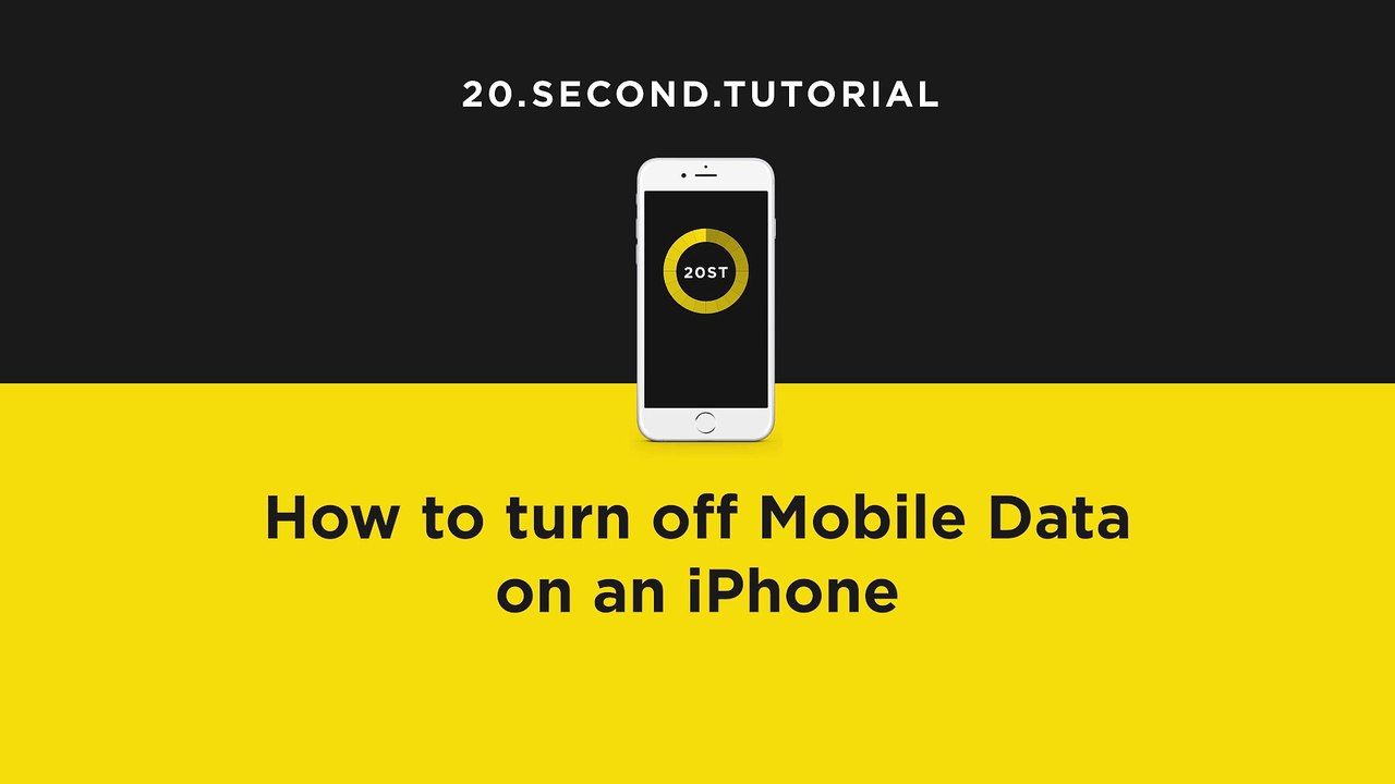 Switch off Mobile Data on an iPhone | Apple iPhone Tutorial #8