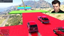 MILE HIGH SUMO CAR DERBY! (GTA 5 Funny Moments)