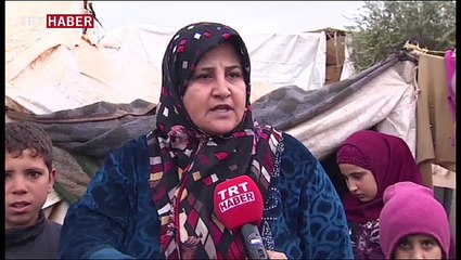 Binlerce kişi Azez kırsalındaki çadırlarda kalıyor