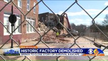 Historic Virginia Factory Damaged in Fire Demolished