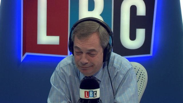 Nigel Farage gets in a hilarious argument with a caller