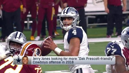 Jerry Jones looking for Cowboys' offense to be more 'Dak-friendly'