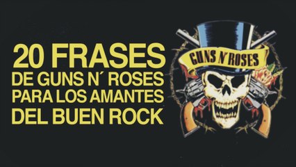 20 Frases de Guns N’ Roses para los amantes del buen rock 