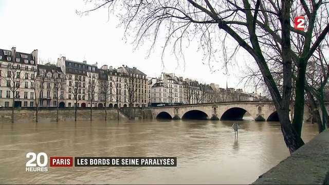 Inondations à Paris : les bords de Seine paralysés