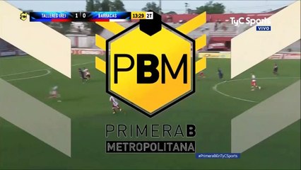 1-0 Sergio Vitorro Goal Argentina  Prim B Metropolitana - 25.01.2018 Talleres (RdE) 1-0 Barracas...