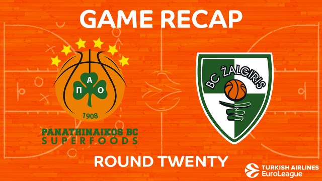 Highlights: Panathinaikos Superfoods Athens - Zalgiris Kaunas