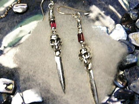 Sterling Silver Earrings with Rubies Ebay
