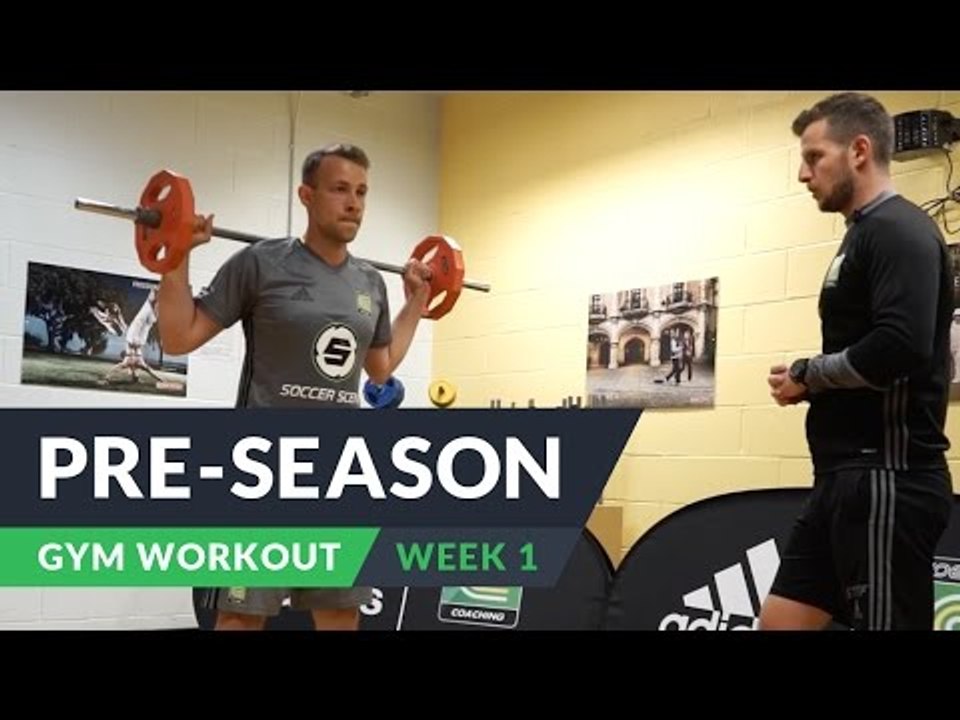 Pre-season gym workout | Week 1 | Pro level training