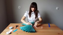 Как сделать бумажный помпон 50 см Бумажные шары для оформления праздника