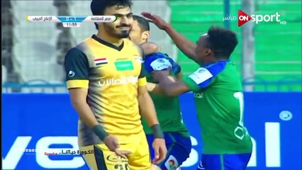 أهداف مباراة مصر المقاصة  و الإنتاج الحربي ، 25/01/2018