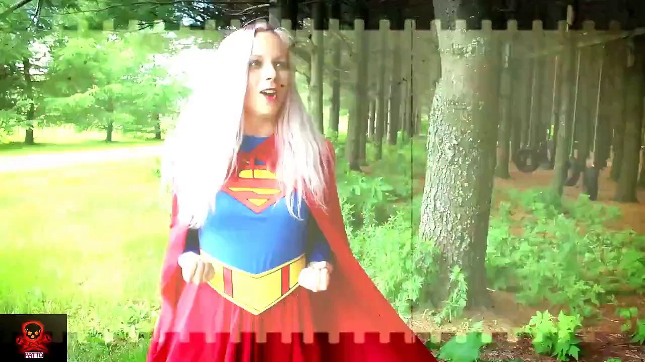 Spiderman pierde sus ojos w congelado Elsa y Anna Rosa Spidergirl Maléfica Joker y caramelo gigante 1