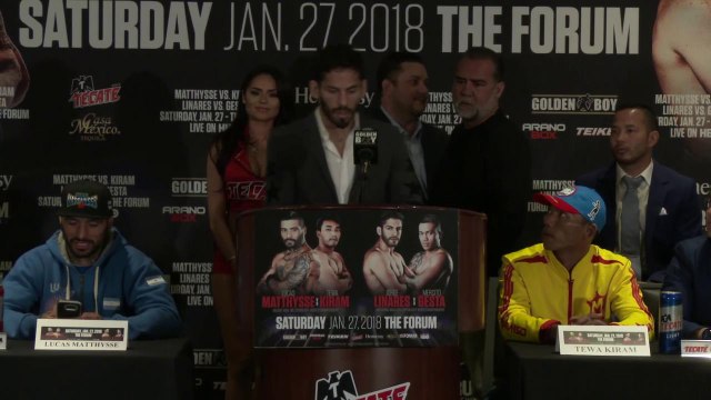 Jorge Linares - Press Conference Remarks