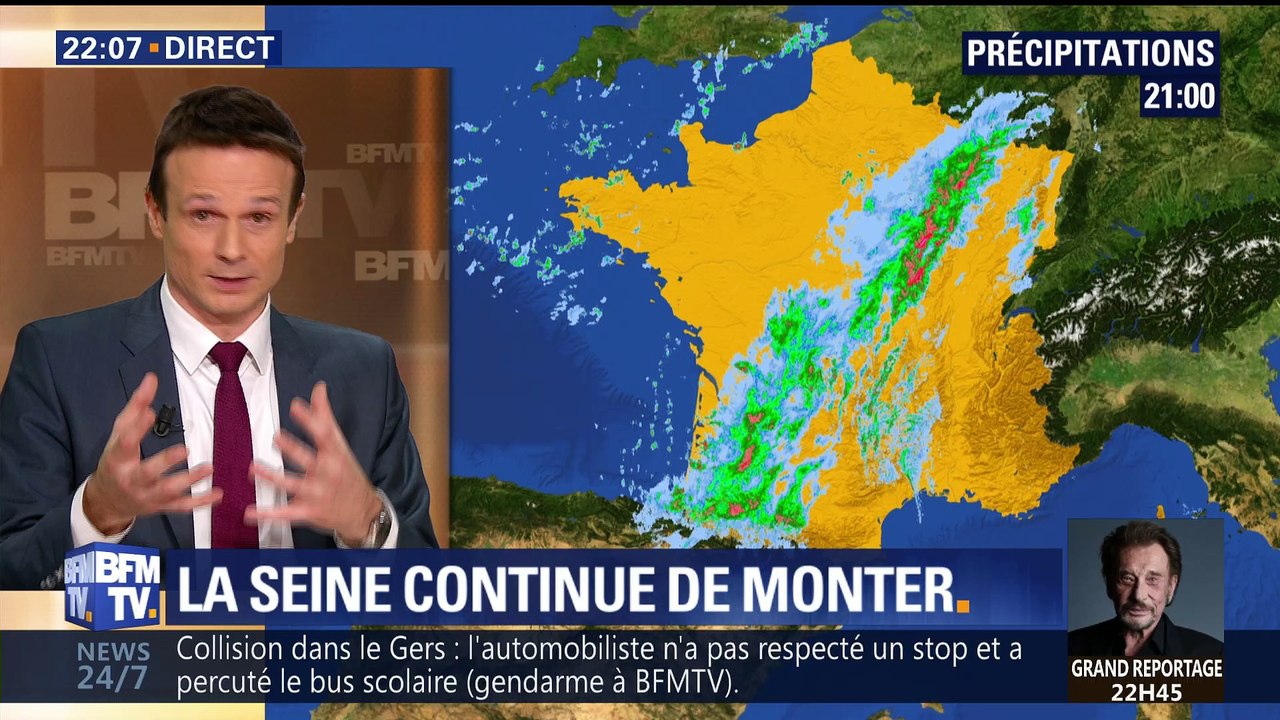 Inondations: la Seine continue de monter