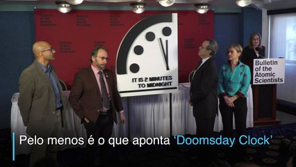 Relógio Nuclear se move 30 segundos
