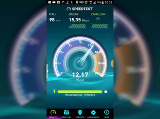 Teste de velocidade internet 4G