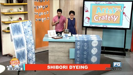 ARTSY CRAFTSY: Shibori dyeing