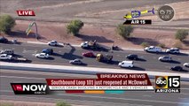 NOW: 3 people hospitalized after Loop 101/McDowell motorcycle crash