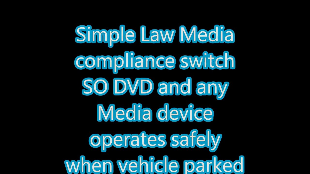 In Car DVD - Media Relay switch