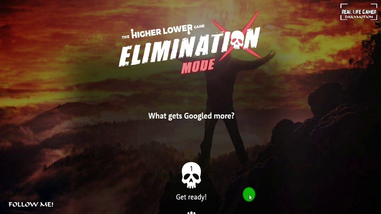 Higher Lower Game - Elimination Mode #01 [GERMAN]