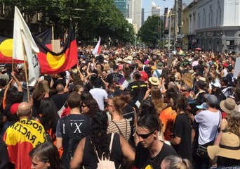 Thousands March in Sydney Against Australia Day