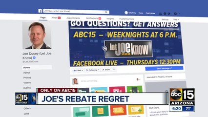 Let Joe Know: Rebates aren't always as good as they look