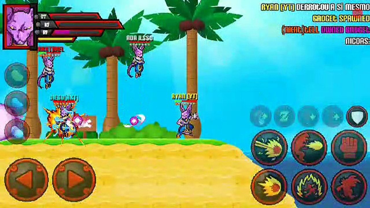Código do beerus (SAIYAN ARENA)